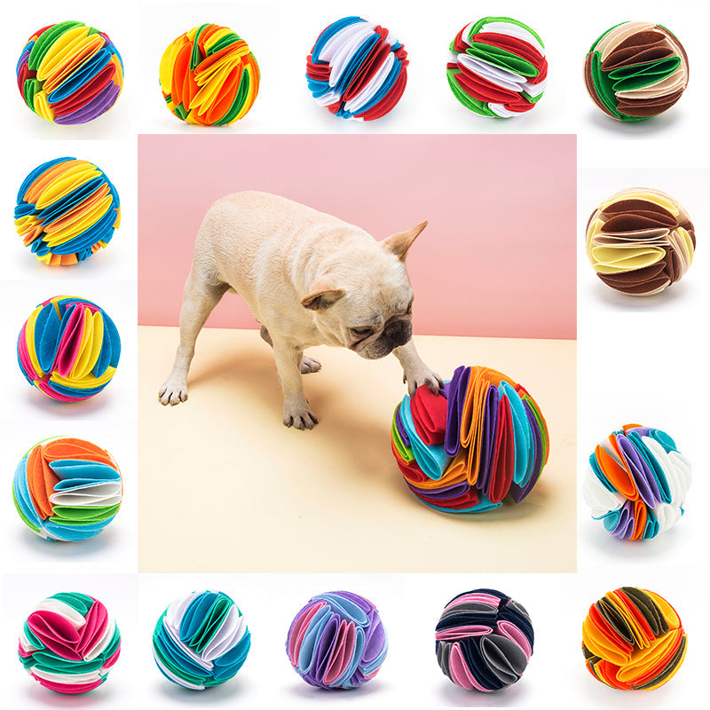 Snuffle Ball Dog Toy - IQ Boosting Feeding & Training Puzzle