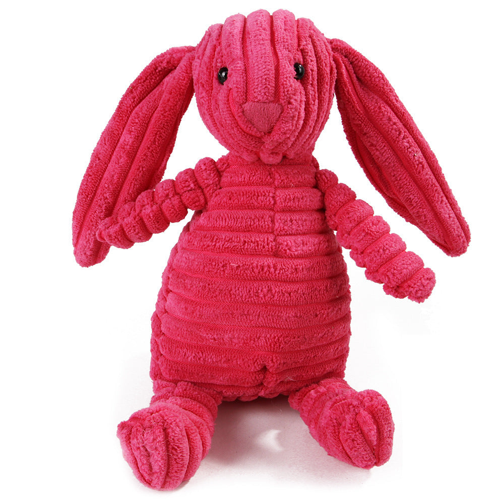 Plush Animal Squeaky Dog Toy - Molar Teeth Cleaning