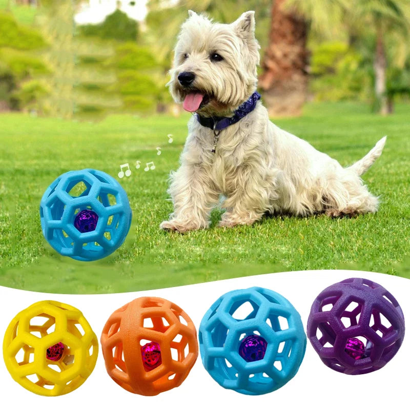 TPR Dog Chew Ball - Interactive Teeth Cleaning Toy for Small & Large Dogs