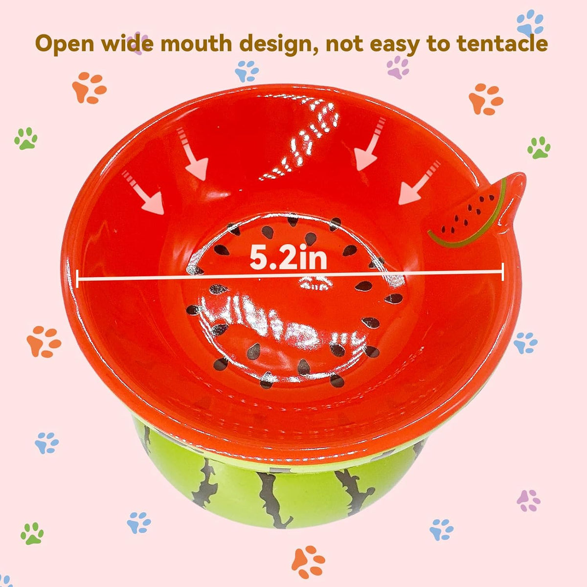 Elevated Ceramic Cat Bowl - Tilted Anti-Vomiting Feeder for Cats & Small Dogs