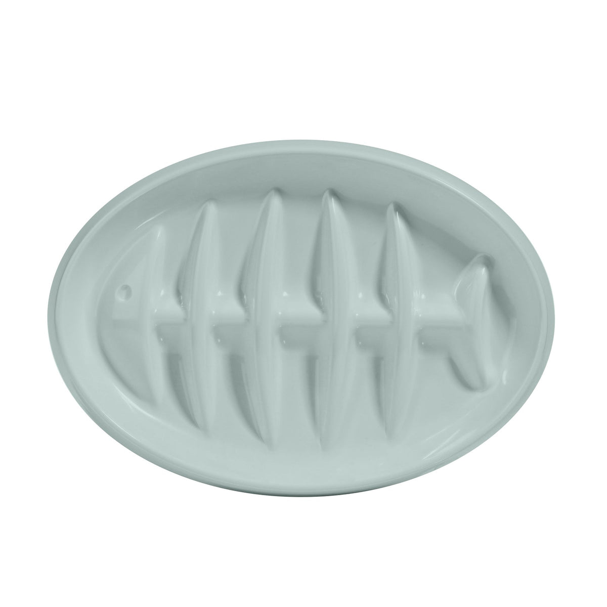 Fishbone Slow Feeder Bowl - Anti-Gulping Pet Dish for Cats & Dogs