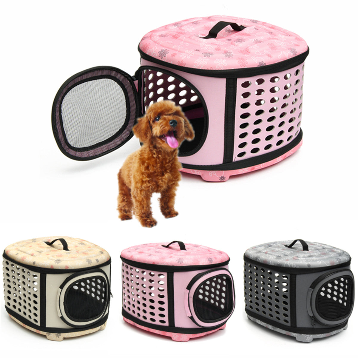 Foldable Pet Handbag Carrier and Cage