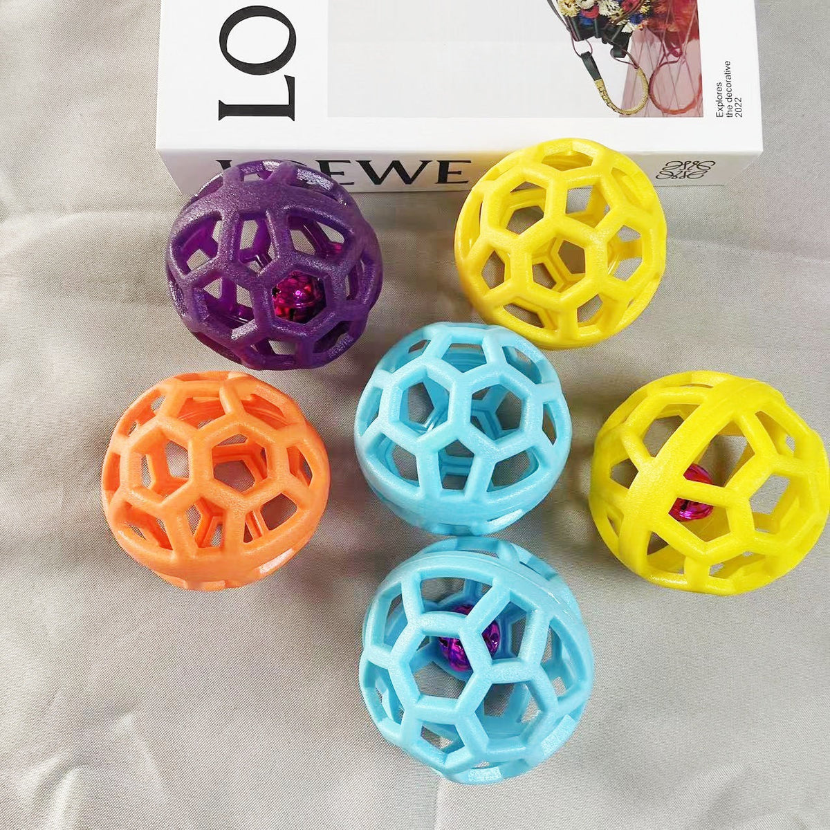 TPR Dog Chew Ball - Interactive Teeth Cleaning Toy for Small & Large Dogs