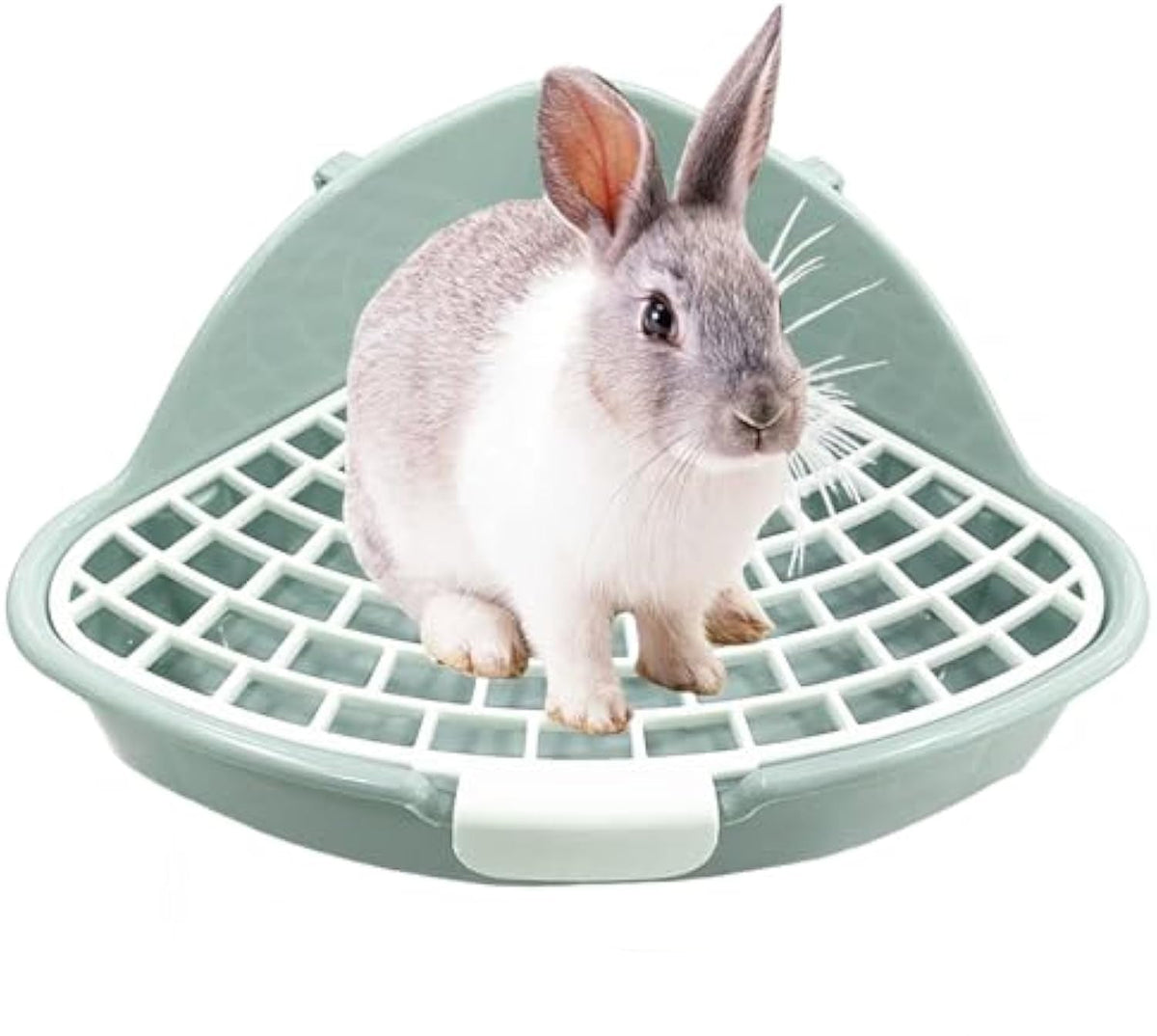 Corner Litter Box Potty Trainer for Rabbits, Hamsters & Small Animals