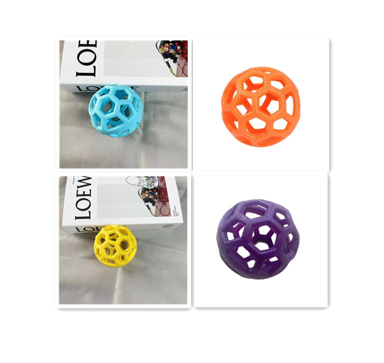 TPR Dog Chew Ball - Interactive Teeth Cleaning Toy for Small & Large Dogs