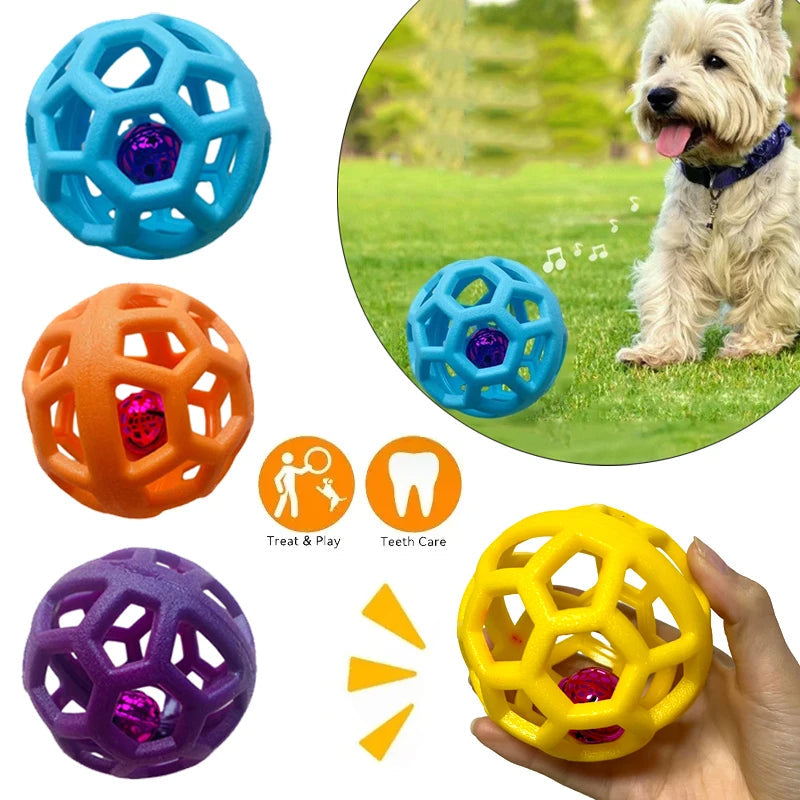TPR Dog Chew Ball - Interactive Teeth Cleaning Toy for Small & Large Dogs