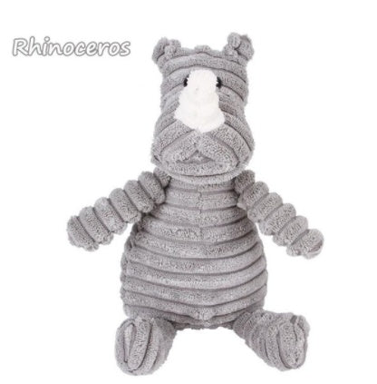 Plush Animal Squeaky Dog Toy - Molar Teeth Cleaning