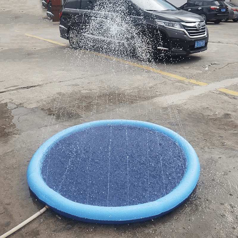 Inflatable Pet Sprinkler Splash Pad - Summer Cooling Mat for Dogs & Kids