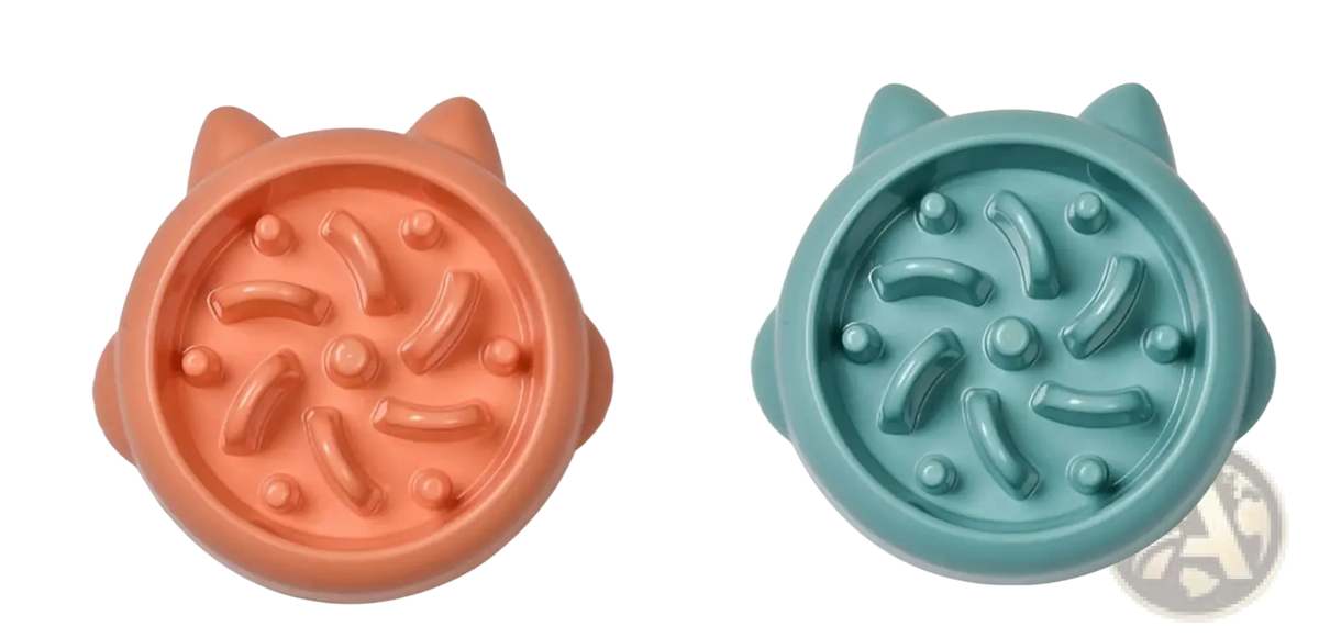 Slow Feeder Dog Bowl Anti Gulping Silicone Pet Dish