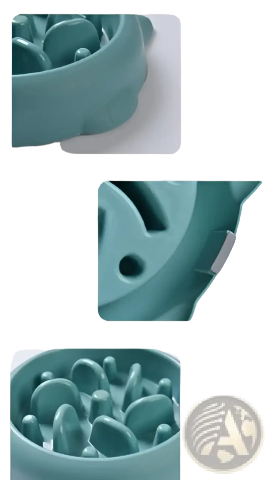 Slow Feeder Dog Bowl Anti Gulping Silicone Pet Dish