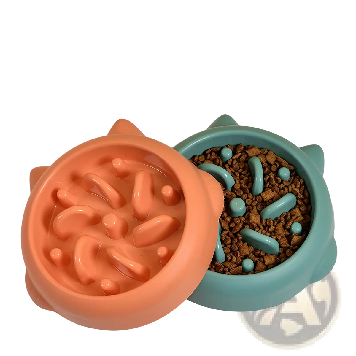 Slow Feeder Dog Bowl Anti Gulping Silicone Pet Dish